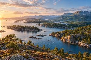 Illustrasjon av Vestfold og Telemark